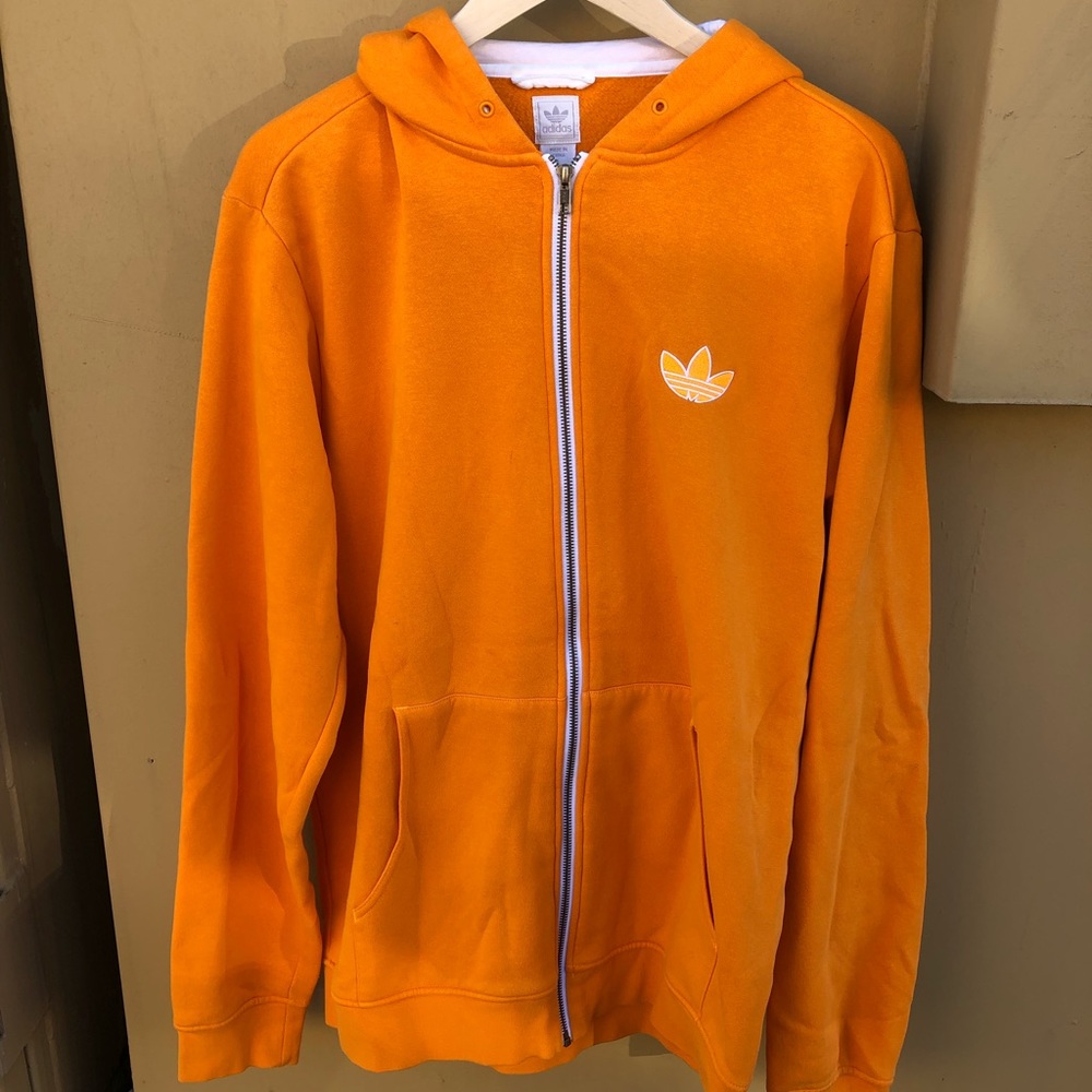Orange Adidas hoodie